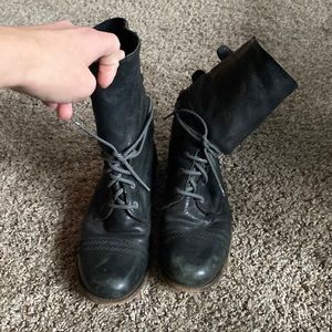 All Saints combat boots